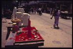 Tika powder, stall in the street, Aurangabad, North India