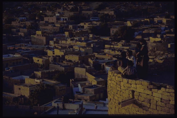 Evening on the ramparts, Jaisalmer, Rajastan, North India