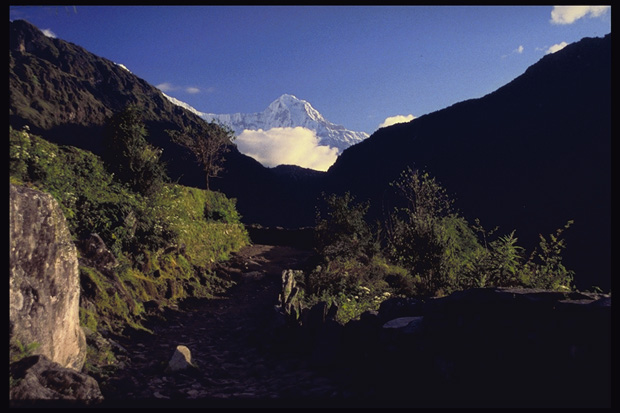 Path to the Annapurnas, Pokara, Nepal