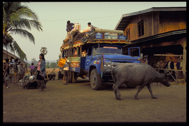 Transports, near Khong, South Laos