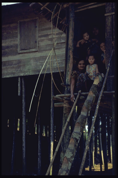 Dayaks family, Barabai, South Kalimantan