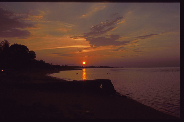 Sunset, from the lighthouse, Dili