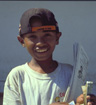 Young newspaper seller, Dili